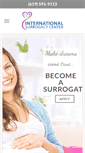 Mobile Screenshot of internationalsurrogacycenter.com
